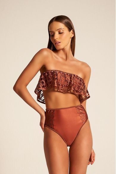 Biquíni Calcinha Hot Pants Azulejo Brasileiro