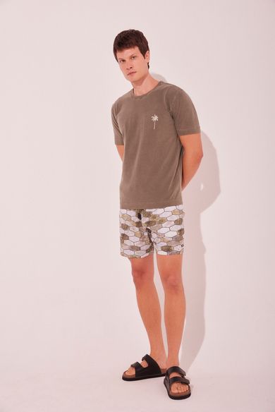 Short Casual Azuleijos