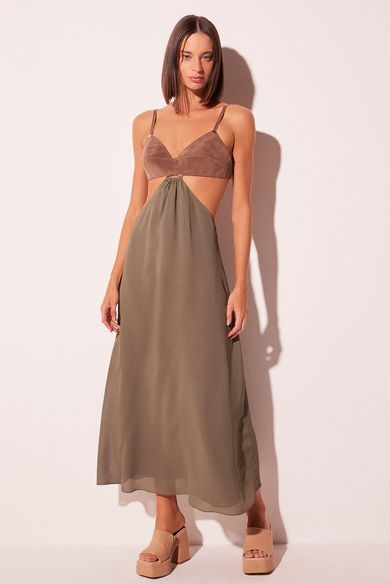 Vestido Midi Desejo Verde