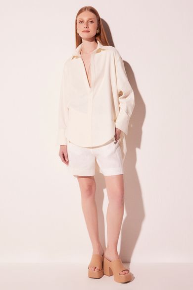 Camisa Manga Longa Palmeira Off White