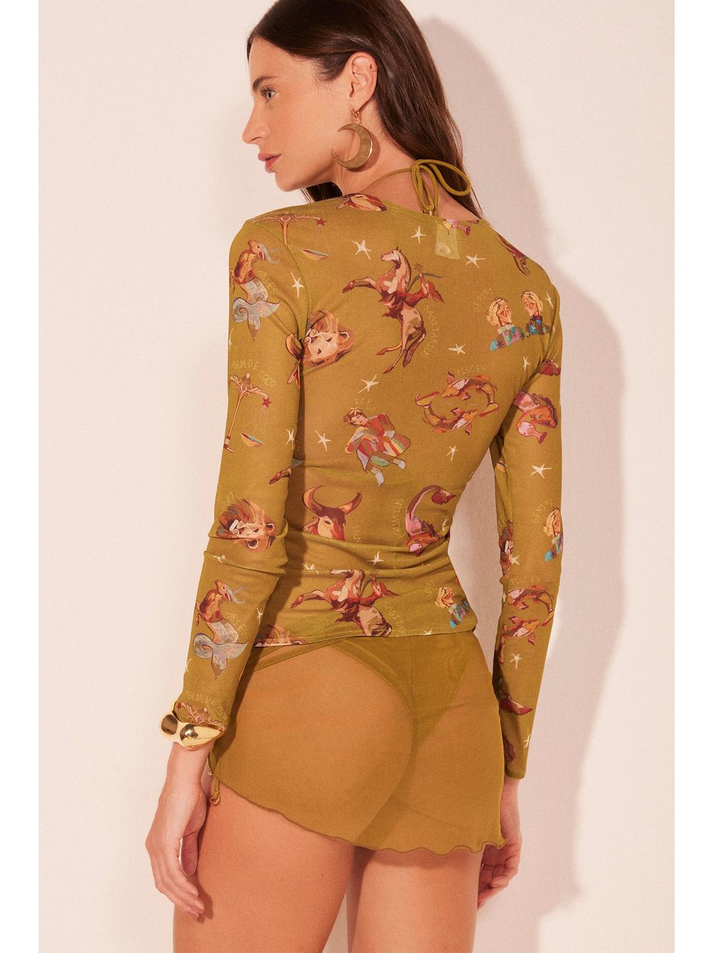 Água de Coco — Blusa Manga Longa Zodíaco