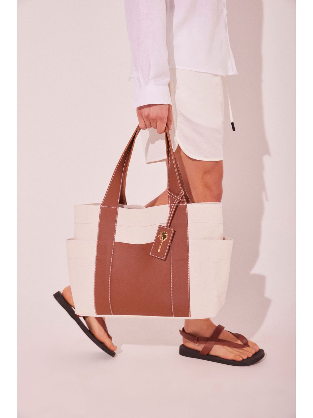 Água de Coco — Bolsa Tote Acessórios Rústicos