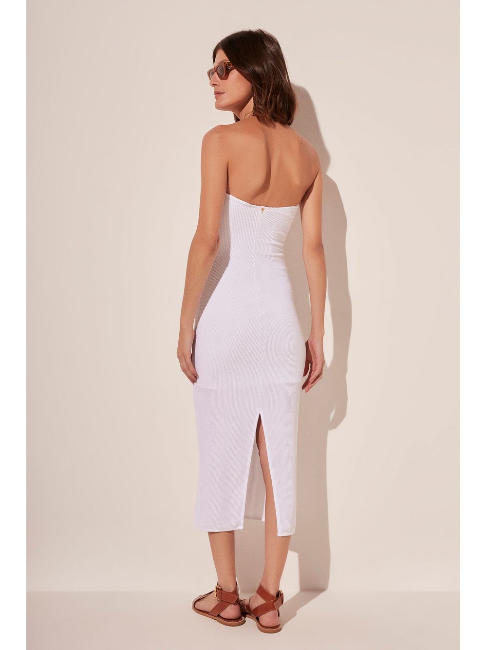 Água de Coco — Vestido Midi Espumas Do Mar